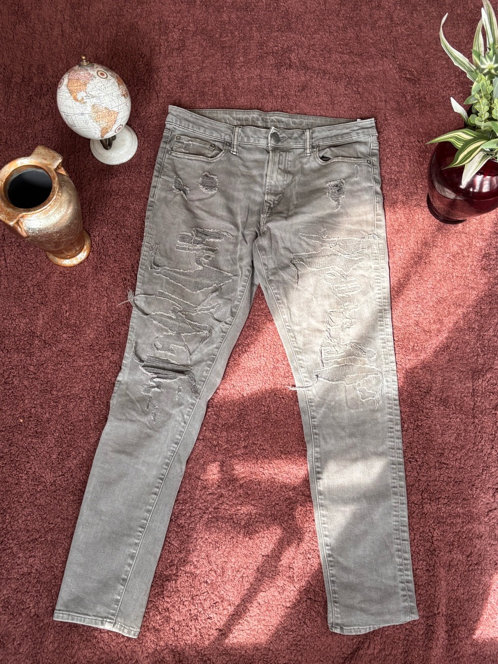 American Eagle Outfitters Gray Slim Jeans